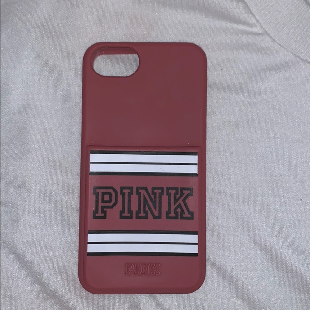Pink Victoria’s Secret phone case